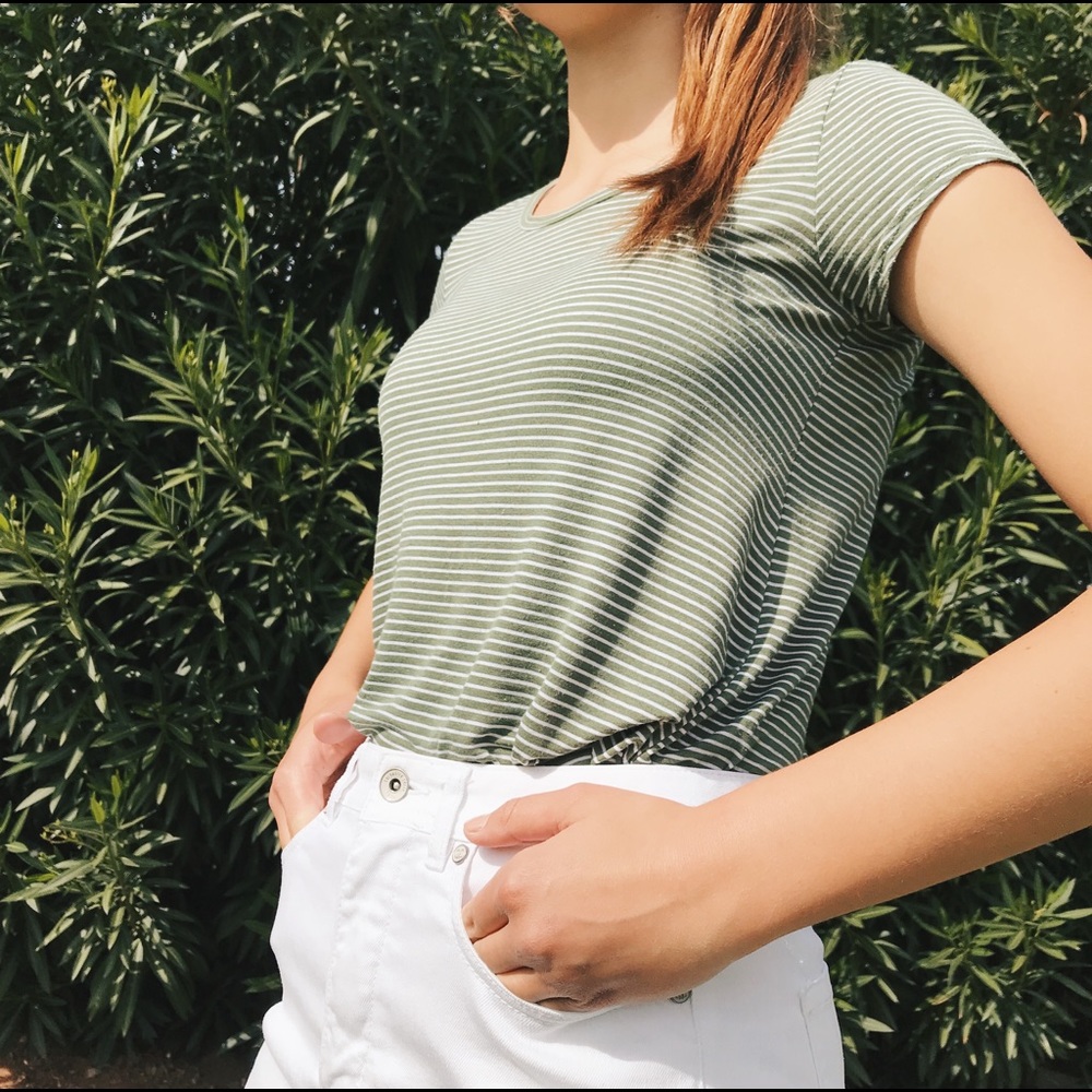 Striped Green Shirt